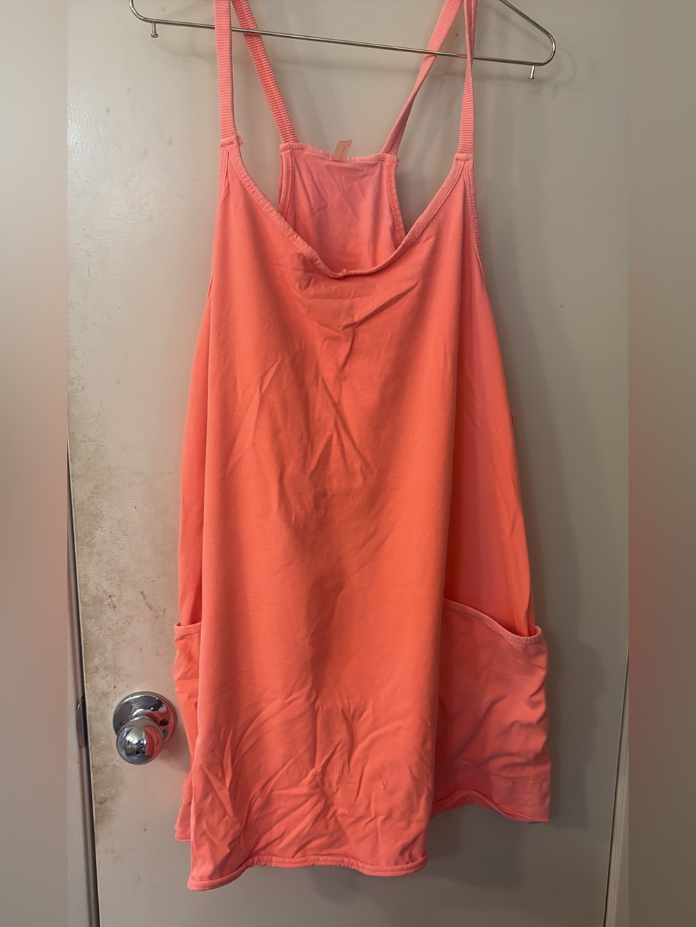 Free People Orange Hot Shot Romper